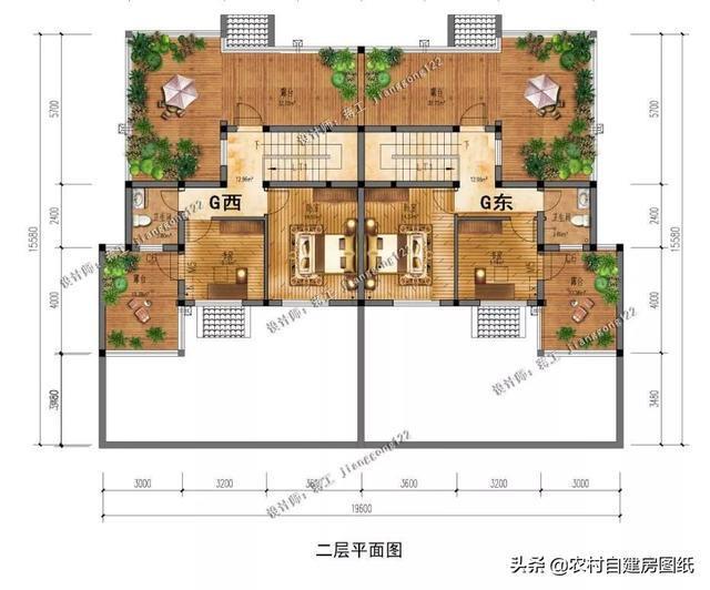 两兄弟合伙建房子，这套双拼户型太赞了，你的邻居已经收藏了