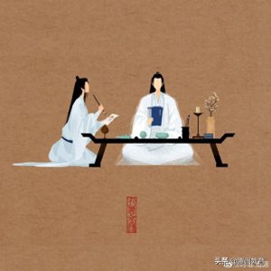 ​呼葱觅蒜手绘《陈情令》，9张无脸古装插画，张张都是壁纸