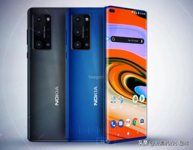 ​诺基亚概念机，骁龙895+7000mAh+120Hz高刷，外观神似华为P40Pro